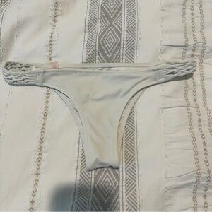 White Victoria’s Secret Itsy bikini bottoms